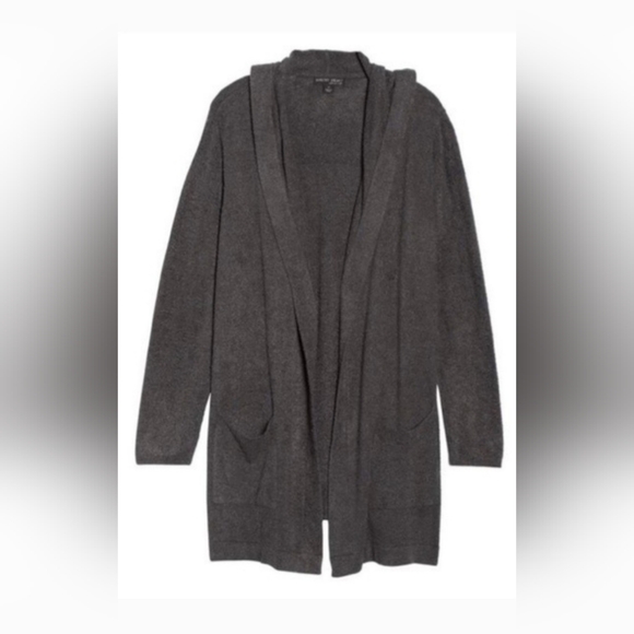 Barefoot Dreams Cozychic Lite Coastal Hooded Cardigan, size xs/s - Picture 4 of 10